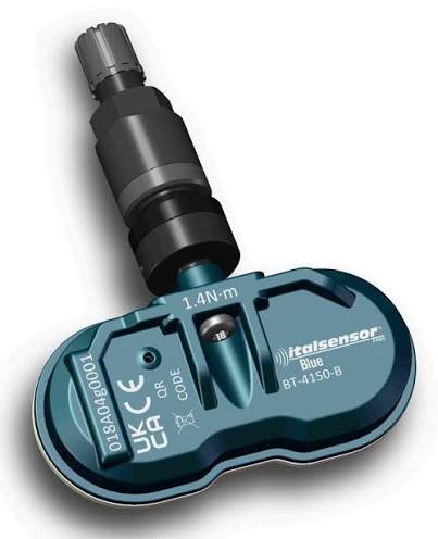 BLUE TOOTH ITAL SENSOR (BTE) TESLA TPMS SENSOR BLACK ALLOY VALVE