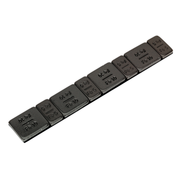 Adhesive Weights Black Coated 50x60g