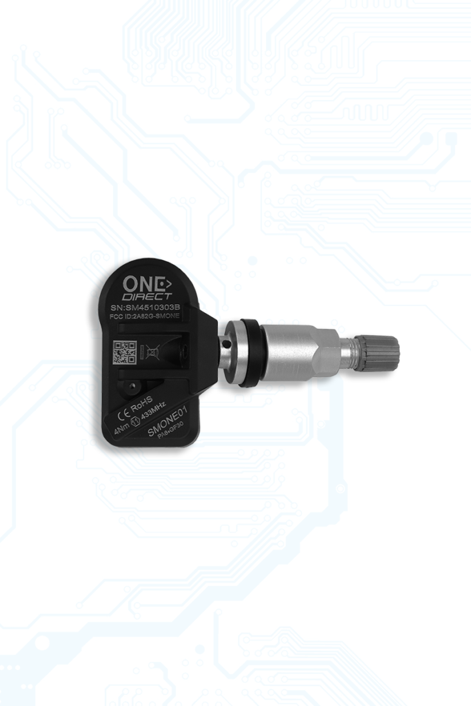 TPMS Clamp-In 1-Sensor Blank Silver Valve