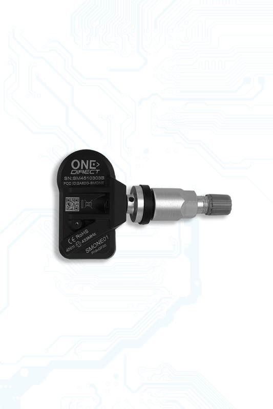 TPMS Clamp-In 1-Sensor  Blank Silver Valve